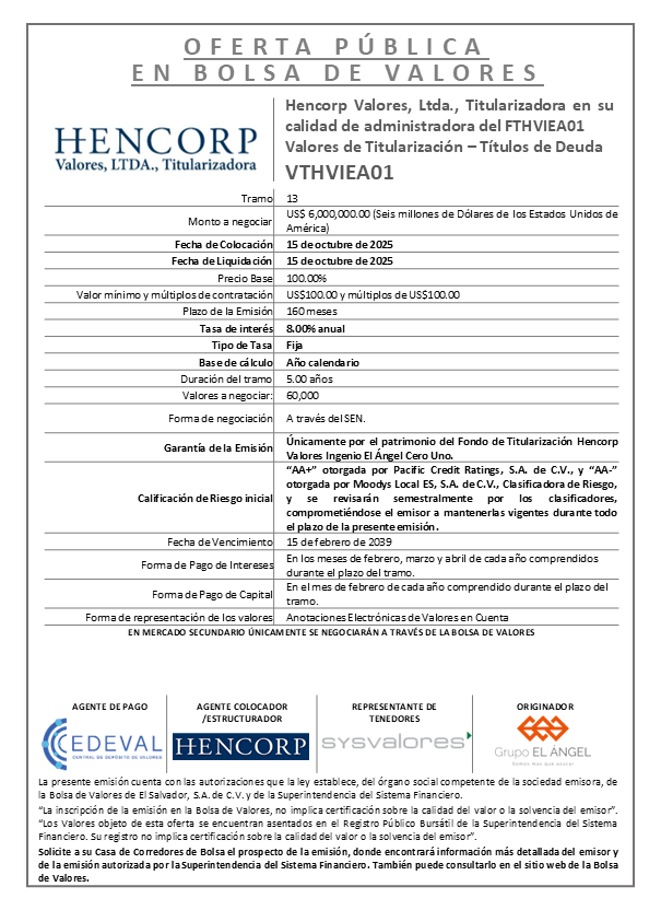 AVISO COLOCACION VTHVIEA01 T13