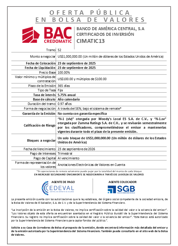AVISO COLOCACIÓN CIMATIC13 T52