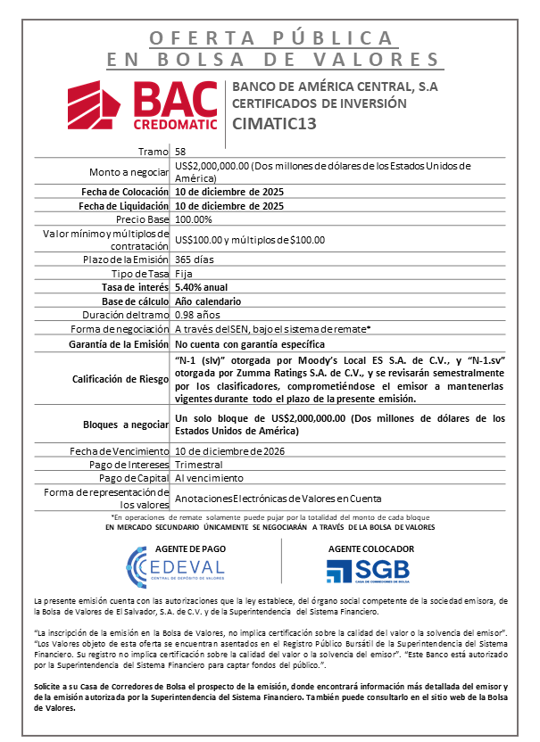 AVISO COLOCACIÓN CIMATIC13 T58