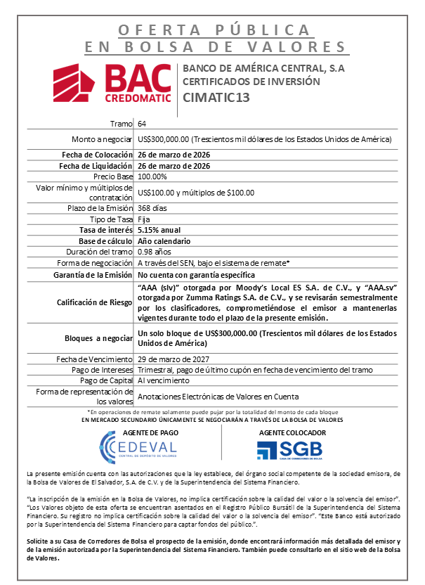 AVISO COLOCACIÓN CIMATIC13 T64