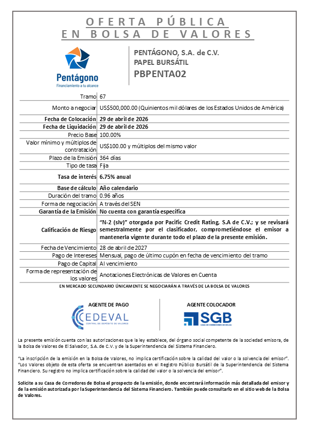 AVISO COLOCACIÓN PBPENTA02 T67