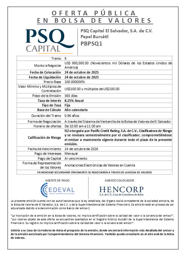 AVISO COLOCACIÓN PBPSQ1 T9