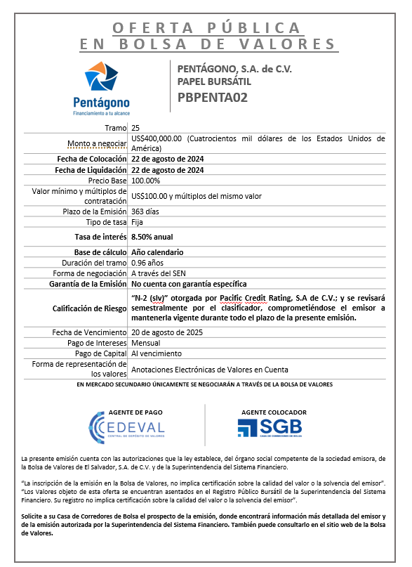 AVISO COLOCACION PBPENTA02 T 25