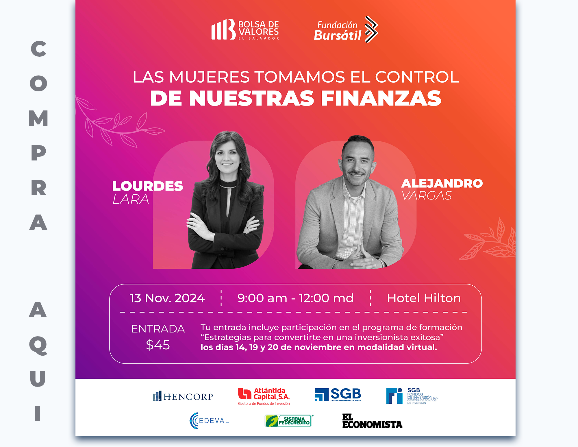 El más grande evento de inversión para mujeres!