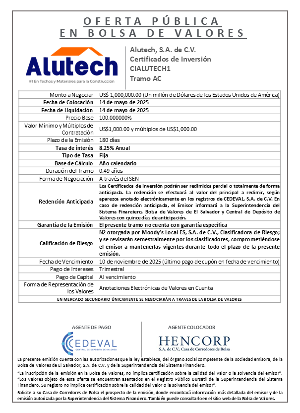 AVISO COLOCACIONCIALUTECH T AD