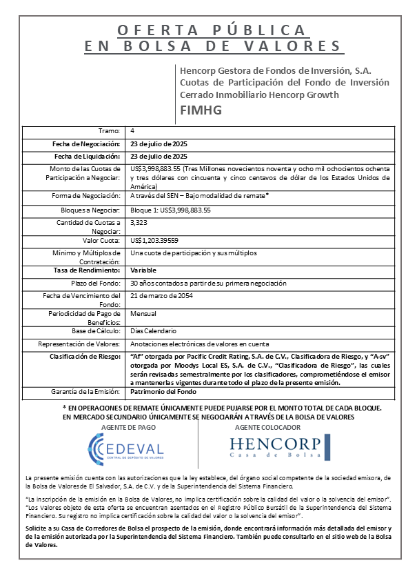 AVISO COLOCACION FIMHG T 4