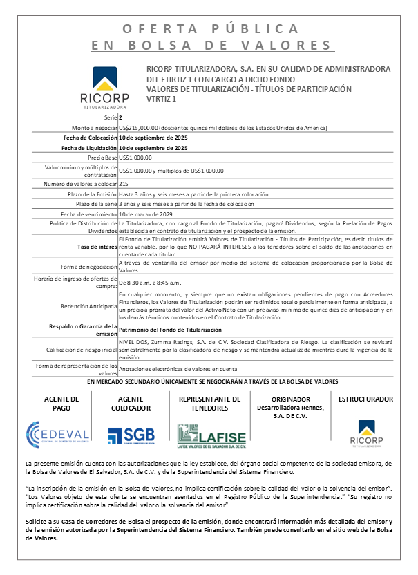 AVISO COLOCACION VTRTIZ1 T 2